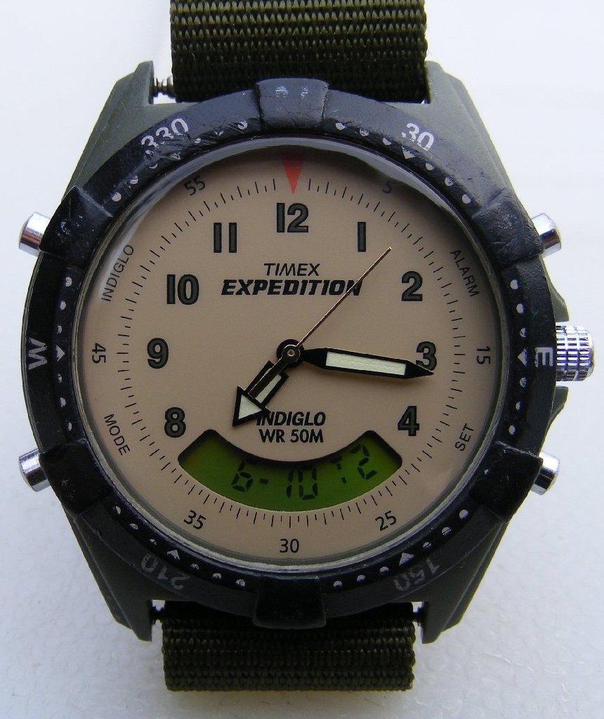Timex Expedition Indiglo AnaDigi THH