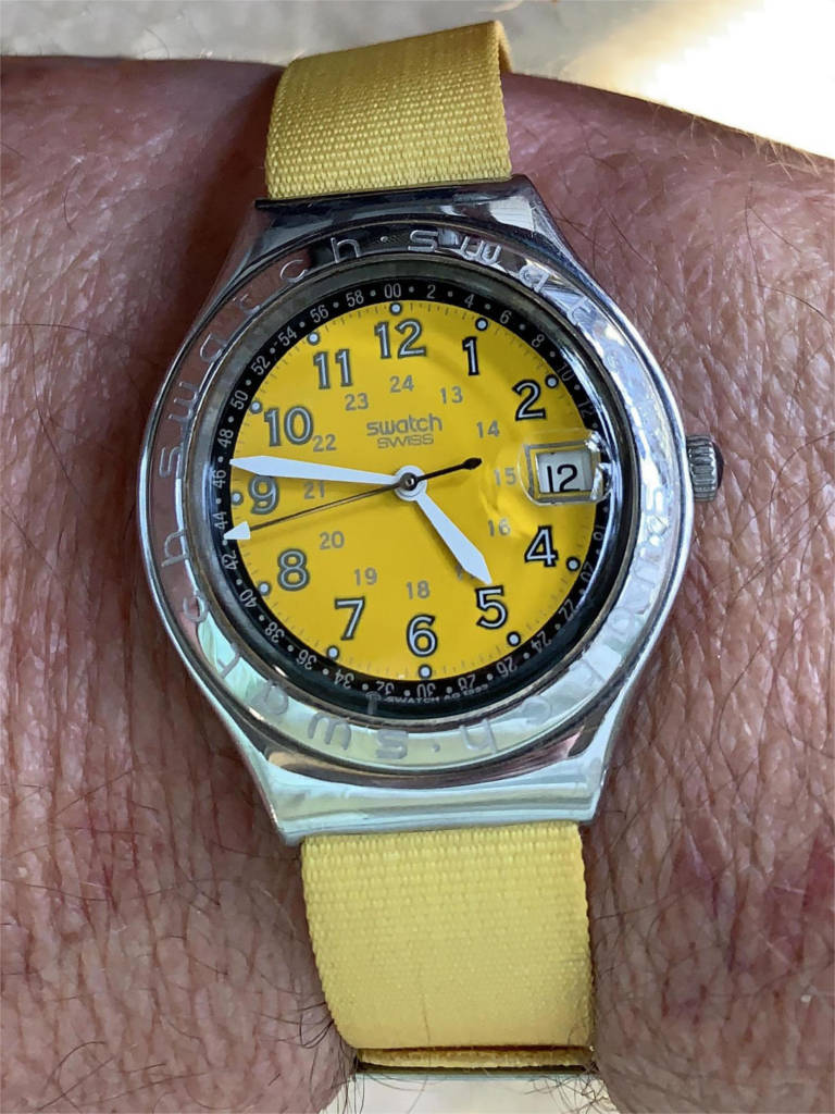Swatch Irony "Yellow Peril" 1993 model